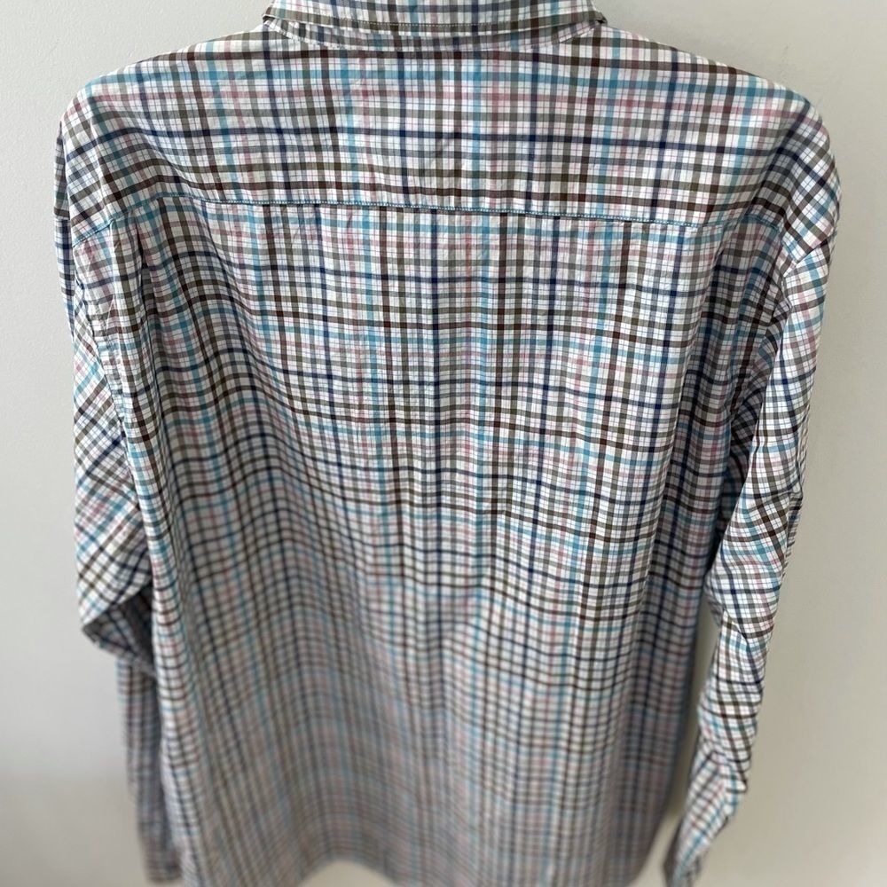 Albini Rodd & Gunn Italian Fabric Plaid Shirt 2XL - Picture 6 of 6